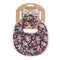 Linen Cotton Solid Color Printing Children Double-Sided Bib Bib Baby Saliva Pocket