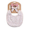Linen Cotton Solid Color Printing Children Double-Sided Bib Bib Baby Saliva Pocket