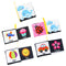 Baby Visual Excitement Cloth Book Montessori Baby Toys Black White Enlightenment Educational Rattle Book Toy Toddler Sensory Toy