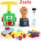 Power Balloon Launch Tower Toy Puzzle  Education Inertia Air Power Balloon Car Science Experimen Toy For Children Gift