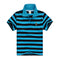 CUHK Children's T-shirt Cotton Striped Lapel Polo Shirt