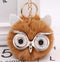 Lovely Owl Plush Doll Kids Favors Fur Ball Key Chain