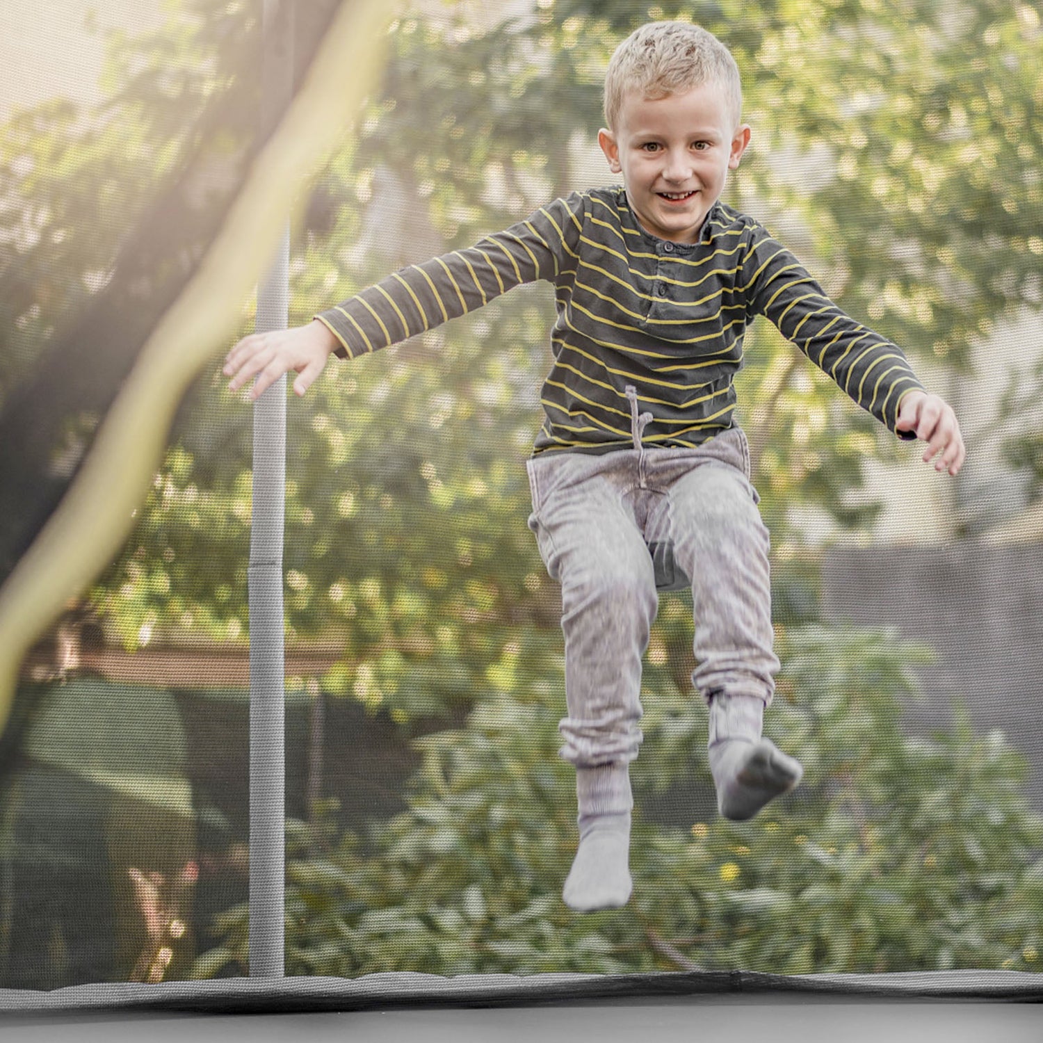 15/16 Feet Trampoline Replacement Safety Net with Adjustable Straps