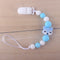 Baby silicone nipple chain clip