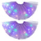 Magical & Luminous  LED Princess Halloween Tutu Skirt Sequins Shiny Skirt