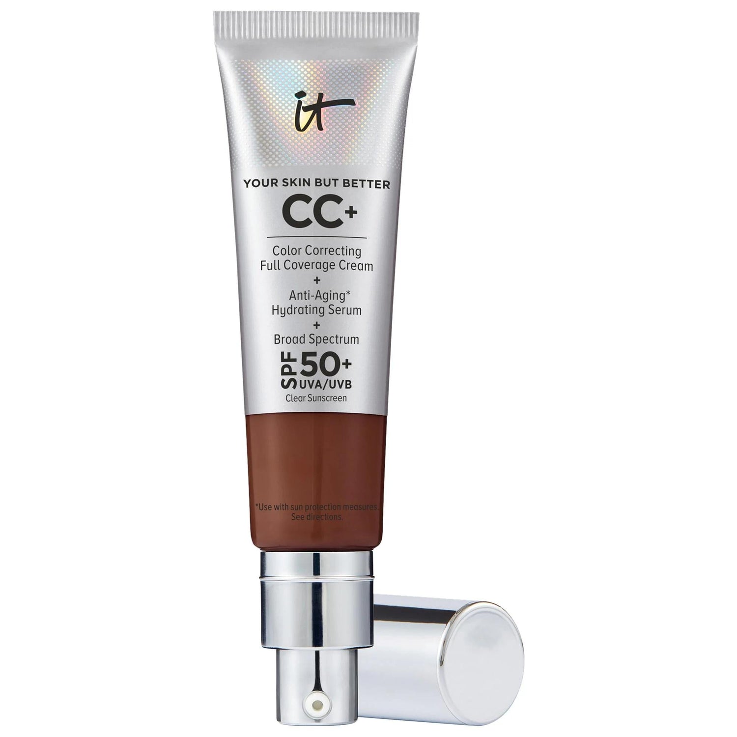 CC+ Cream: Full Coverage Color Correcting Foundation with SPF 50+ | Anti-Aging, Hydrating, Flawless Skin