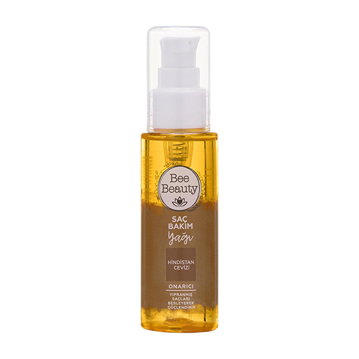 Bee Beauty Coconut Hair Care Oil - Nourishing, Strengthening, and Shine Enhancement for Dry, Damaged Hair