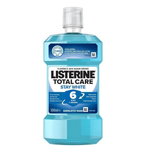 Listerine Stay White Oral Care Mouthwash - Whitens Teeth, Reduces Tartar & Plaque - 16.9 fl oz