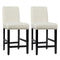 25 Inch Kitchen Chairs w/ Rubber Wood Legs