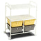 Mobile 4 Drawers Shelves Rolling Storage Cart Rack