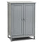 Bathroom Floor Storage Double Door Cupboard Cabinet