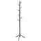 2 Heights Wooden Coat Rack with 8 Hooks