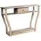 Curved Frame Modern Console Table with Storage Drawer for Entryway