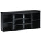 10-Cube Organizer Shoe Storage Bench with Cushion for Entryway