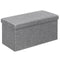 30 Inch Folding Storage Ottoman with Lift Top