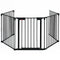 115 Inch Length 5 Panel Adjustable Wide Fireplace Fence