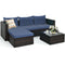 5 Pieces Patio Rattan
