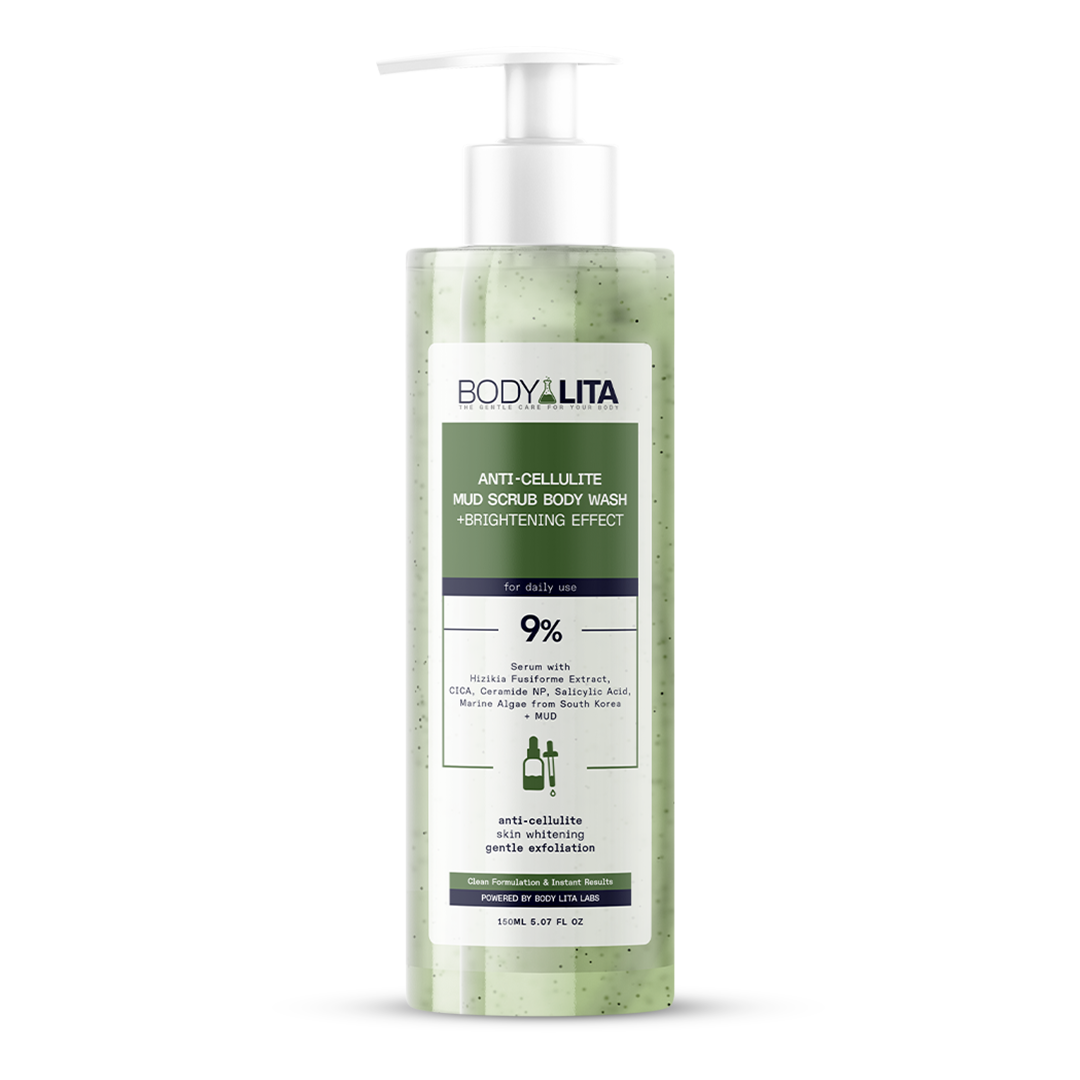 BodyLita Boryeong Clay Anti-Cellulite Body Wash with Centella Asiatica, 150ml
