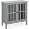 Glass Door Sideboard Console Storage Buffet Cabinet