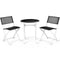 3 Pieces Patio Folding Bistro Set for Balcony or Outdoor Space
