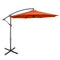 10 Feet Offset Umbrella with 8 Ribs Cantilever and Cross Base