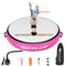 40 Inch Inflatable Round Gymnastic Mat with Electric Pump
