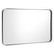 32 Inch x 20 Inch Metal Frame Wall-Mounted Rectangle Mirror