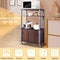 Microwave Rack Stand Rolling Storage Cart