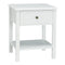Nightstand End Table with Drawer and Shelf