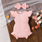 Multi-color Ribbed Romper For Toddlers