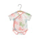 Simple Cartoon Print Summer Baby Rompers Girls Clothing