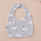 Babys Pure Cotton U-shaped Bib Waterproof Baby Bib