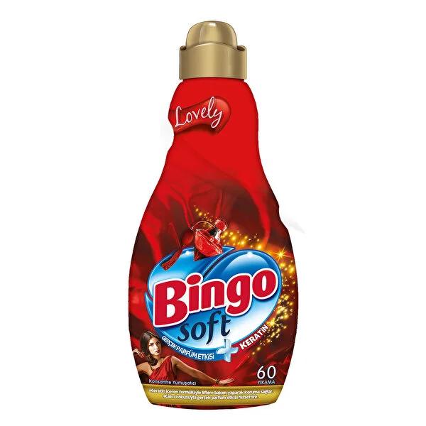 Bingo Soft Lovely: Concentrated Fabric Softener - Long Lasting Fragrance, Softens & Freshens Laundry (1440 ml)