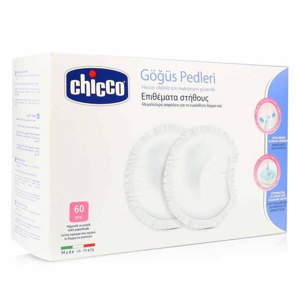 Chicco Breast Pads for Breastfeeding Mothers - 60 Count, Disposable & Breathable for Newborn Care