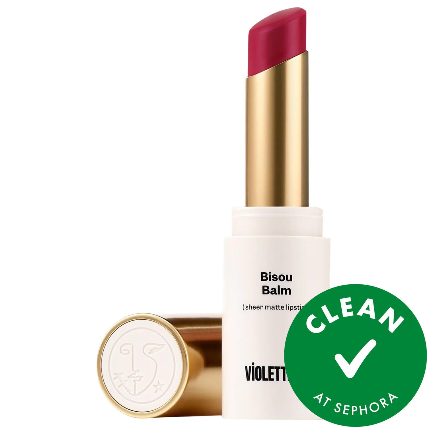 BISOU BALM Sheer Matte Lipstick - Hydrating, Vegan, Cruelty-Free Lip Care