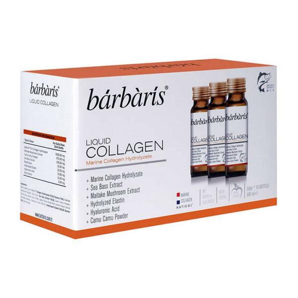 Barbaris Marine Collagen Supplement: Hydrolyzed for Enhanced Absorption, Anti-Aging & Skin Elasticity - Hyaluronic Acid & Vitamin C Boost