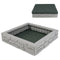 2-In-1 HDPE Kids Sandbox with Cover and Bottom Liner