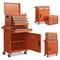 2-in-1 Tool Chest and Cabinet with 5 Sliding Drawers-Black