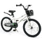 20 Inch Kids Bike Adjustable with Kickstand and Storage Basket for Aged 8+ Years