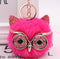 Lovely Owl Plush Doll Kids Favors Fur Ball Key Chain