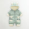 Baby one-piece down jacket