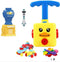 Power Balloon Launch Tower Toy Puzzle  Education Inertia Air Power Balloon Car Science Experimen Toy For Children Gift