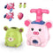 Power Balloon Launch Tower Toy Puzzle  Education Inertia Air Power Balloon Car Science Experimen Toy For Children Gift