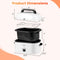 22QT Electric Roaster Oven Turkey Roaster with Visible and Self-Basting Lid