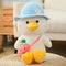 Little white duck plush toy