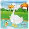 Children's poultry animal wooden puzzle