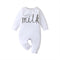 Alphabet casual baby clothes
