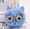 Lovely Owl Plush Doll Kids Favors Fur Ball Key Chain
