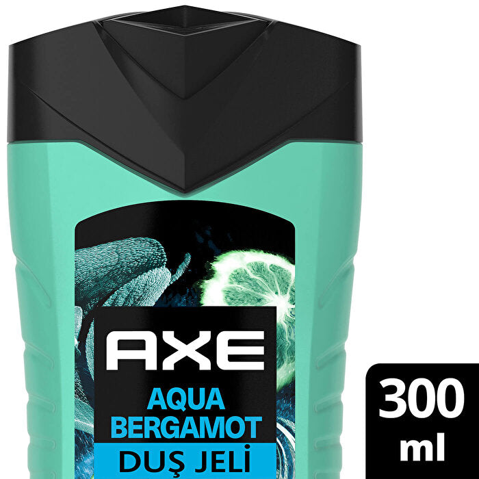 Axe Premium Collection Aqua Bergamot 3-in-1 Body Wash - 300ml | Refreshing Clean