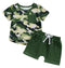 Fashion New Boy Cartoon Dinosaur Printing Suit